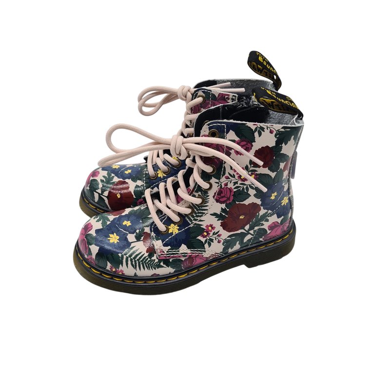 Dr. Martens Stiefel Gr. 28 – Weiß Blumen – Neu