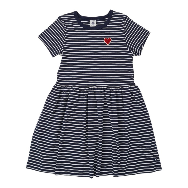 Petit Bateau Kleid Gr. 128 (8 J.) – gut erhalten